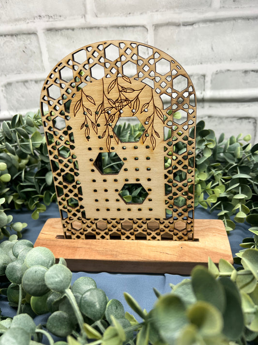 Rattan earring Holder